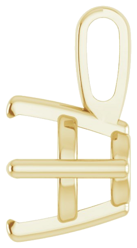 Pakabukas „Solitaire“ 585 Geltonojo Aukso Round 6mm (3)