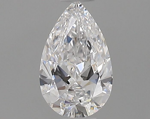 0.4 carat D-VS1 Natūralus Pear Deimantas (1)
