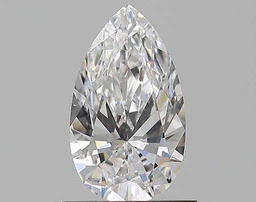 0.8 carat D-VS2 Natūralus Pear Deimantas (1)