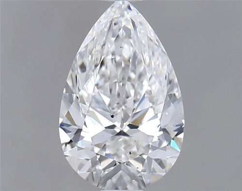 1.0 carat F-SI1 Natūralus Pear Deimantas (1)