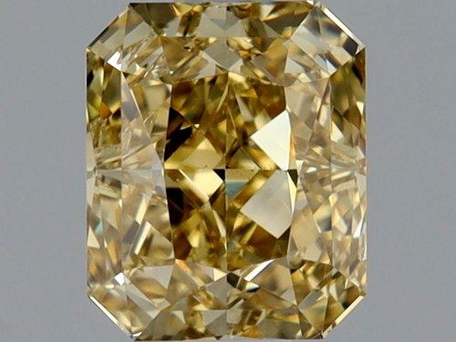 1.0 carat Fancy Brownish Yellow-SI2 Natūralus Radiant Deimantas (1)