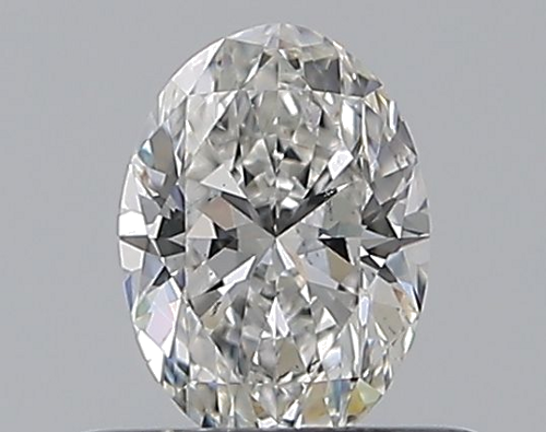 0.4 carat F-SI1 Natūralus Oval Deimantas (1)