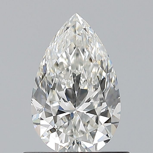 0.7 carat G-VS1 Natūralus Pear Deimantas (1)