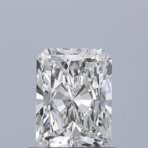 0.51 carat F-VVS1 Natūralus Radiant Deimantas (1)