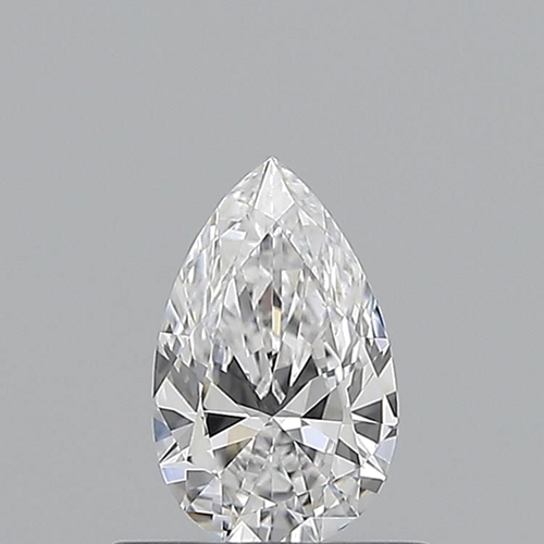 0.51 carat D-VS2 Natūralus Pear Deimantas (1)