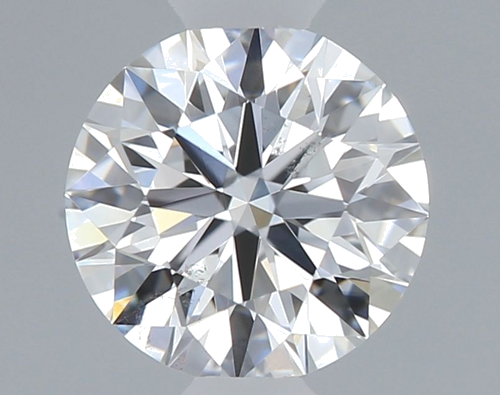 0.51 carat E-SI1 Excellent cut Natūralus Round Deimantas (1)