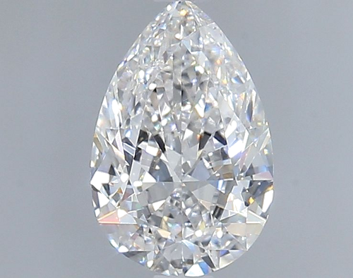 0.9 carat D-SI1 Natūralus Pear Deimantas (1)