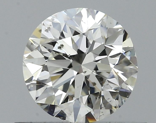 0.5 carat G-SI2 Very Good cut Natūralus Round Deimantas (1)
