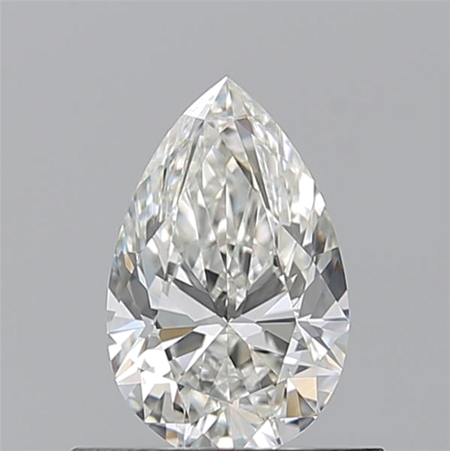 0.6 carat H-VVS2 Natūralus Pear Deimantas (1)