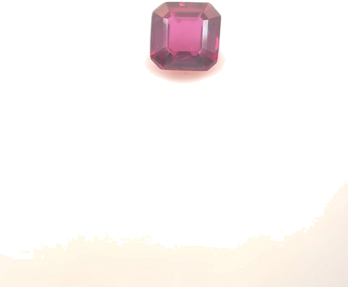 0.35 carat RED Asscher Rubinas (1)