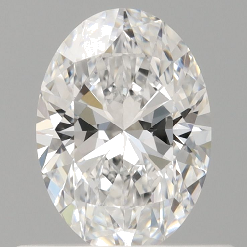 0.6 carat D-VVS2 Natūralus Oval Deimantas (1)