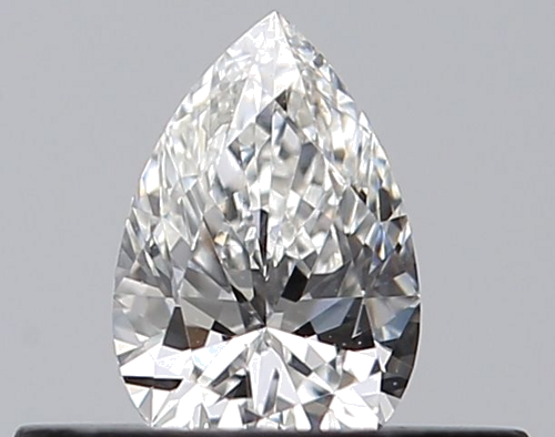 0.25 carat F-VVS2 Natūralus Pear Deimantas (1)