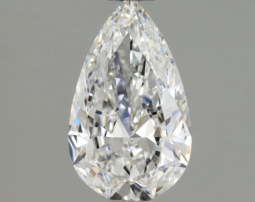 0.7 carat E-SI1 Natūralus Pear Deimantas (1)