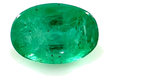 0.51 carat GREEN Oval Smaragdas (1)