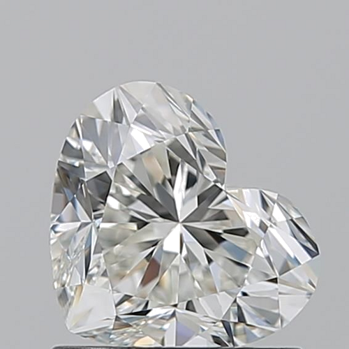1.01 carat J-VVS1 Natūralus Heart Deimantas (1)