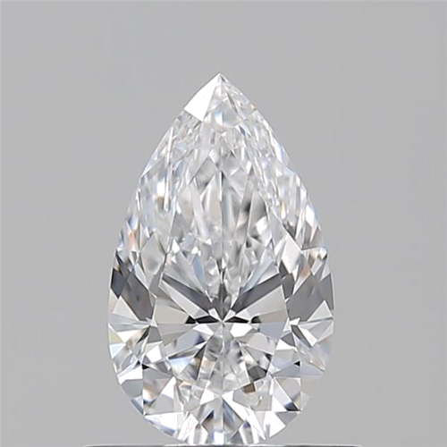 0.7 carat D-VS2 Natūralus Pear Deimantas (1)