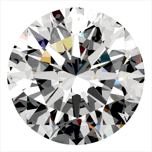 0.3 carat E-VVS2 Excellent cut Natūralus Round Deimantas (1)
