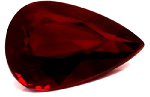 3.22 carat RED Pear Rubinas (1)