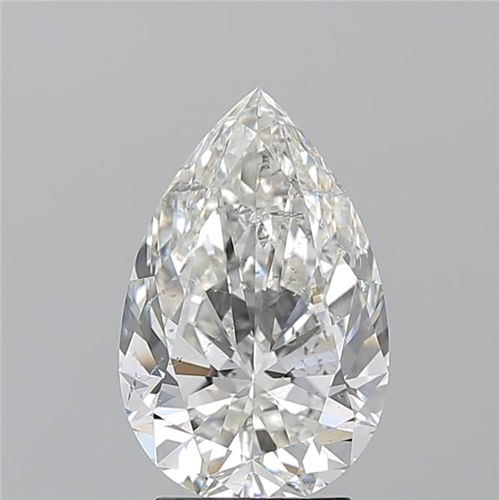 3.22 carat H-SI2 Natūralus Pear Deimantas (1)