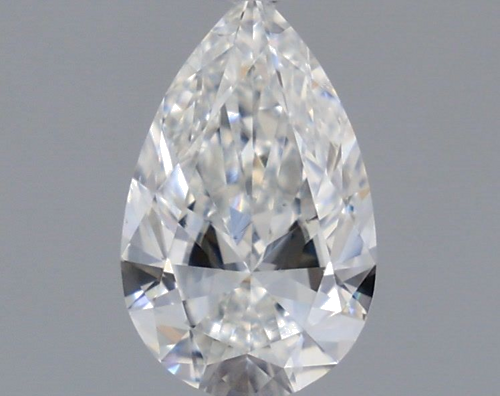 0.5 carat F-VS2 Natūralus Pear Deimantas (1)