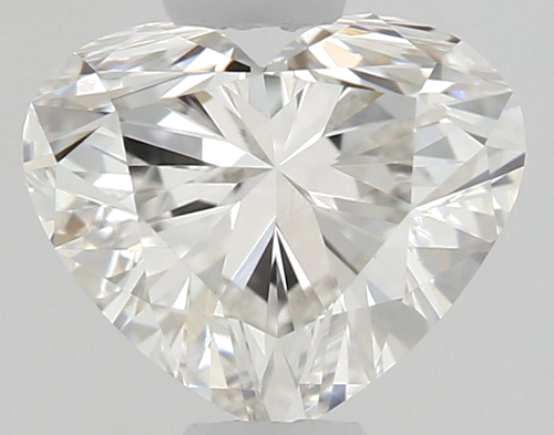 0.53 carat H-VVS2 Natūralus Heart Deimantas (1)
