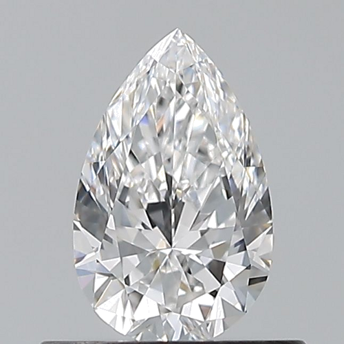 0.5 carat E-VVS1 Natūralus Pear Deimantas (1)