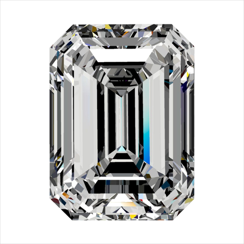 0.4 carat H-VS1 Natūralus Emerald Deimantas (1)