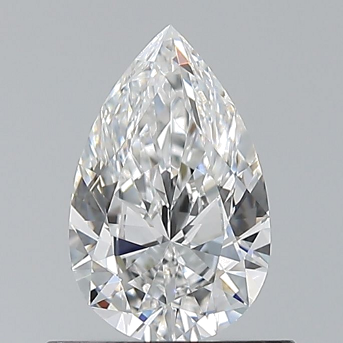 0.59 carat E-IF Natūralus Pear Deimantas (1)
