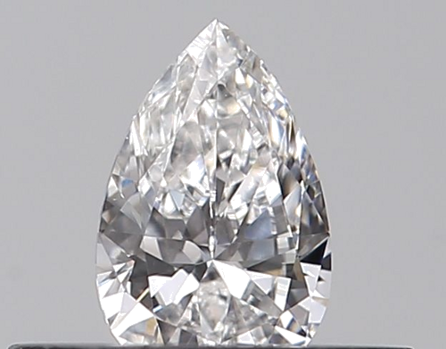 0.23 carat D-VVS2 Natūralus Pear Deimantas (1)