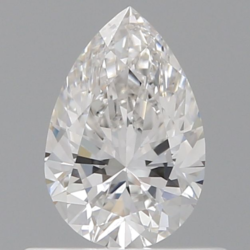 0.5 carat E-VS2 Natūralus Pear Deimantas (1)