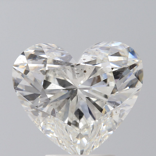 3.31 carat I-SI2 Natūralus Heart Deimantas (1)