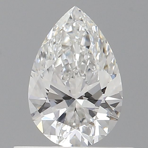 0.52 carat E-VVS1 Natūralus Pear Deimantas (1)