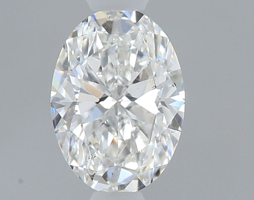 0.51 carat F-SI1 Natūralus Oval Deimantas (1)