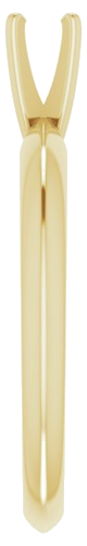 Sužadėtuvių Žiedas „Lightweight Solitaire“ 14k yellow gold Round 3.5mm x 3.9mm (4)