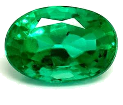 0.6 carat GREEN Oval Smaragdas (1)