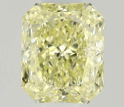 0.5 carat Fancy Yellow-VVS2 Natūralus Radiant Deimantas (1)