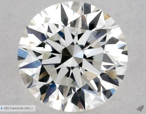 0.4 carat H-VS1 Excellent cut Natūralus Round Deimantas (1)