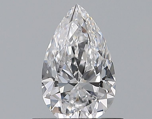 0.51 carat D-VVS1 Natūralus Pear Deimantas (1)