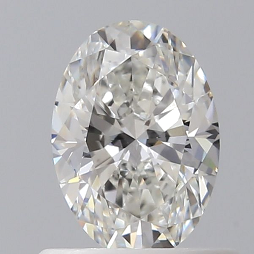 0.6 carat G-VS2 Natūralus Oval Deimantas (1)