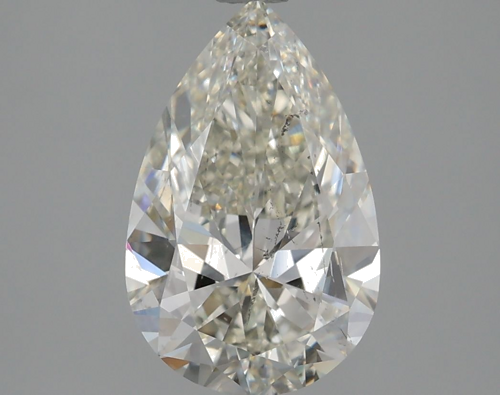 2.5 carat J-SI2 Natūralus Pear Deimantas (1)