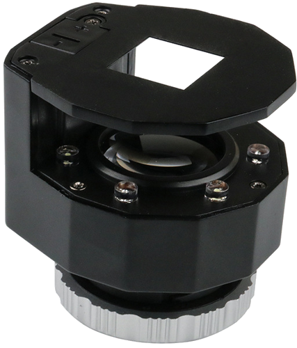 Didinamasis stiklas su LED UV apšvietimu ir perforacija 30x (7)