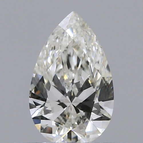 0.37 carat I-VVS2 Natūralus Pear Deimantas (1)