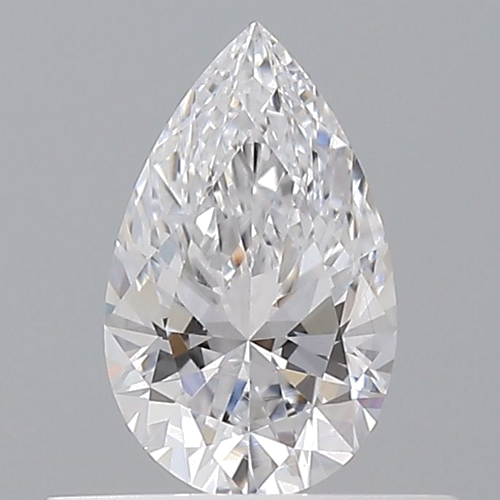 0.4 carat D-VVS2 Natūralus Pear Deimantas (1)