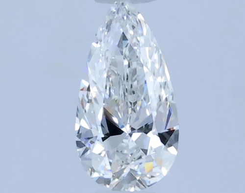 0.3 carat F-VVS1 Natūralus Pear Deimantas (1)