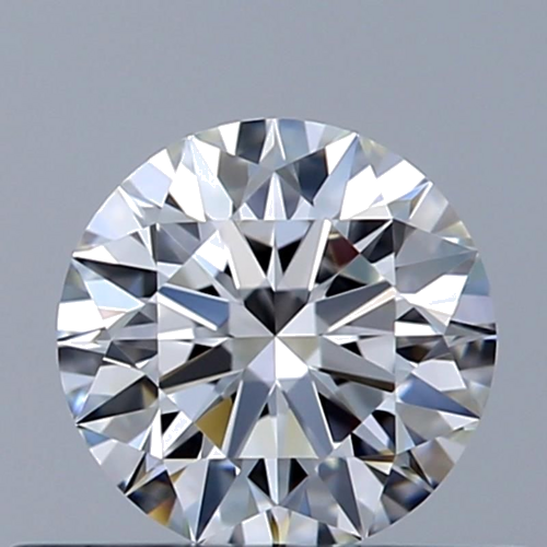 0.42 carat F-VVS1 Excellent cut Natūralus Round Deimantas (1)