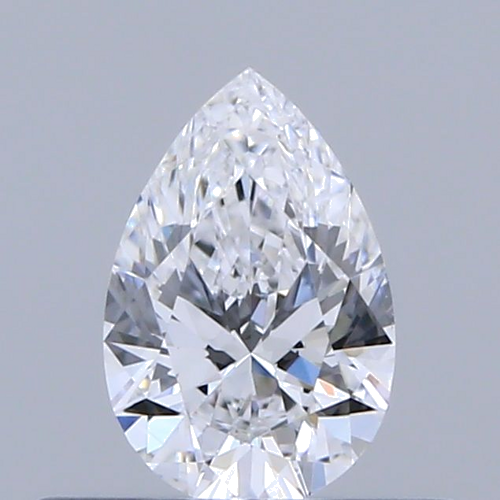 0.3 carat D-VS1 Natūralus Pear Deimantas (1)