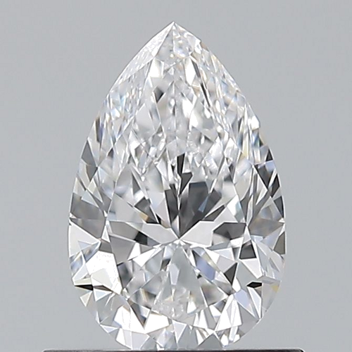 0.7 carat D-VS1 Natūralus Pear Deimantas (1)