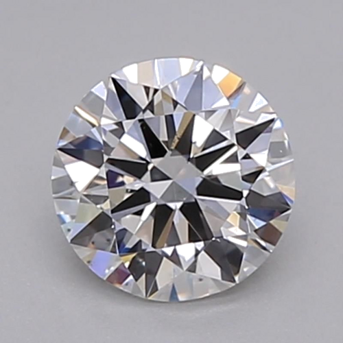 0.45 carat F-SI1 Excellent cut Natūralus Round Deimantas (1)