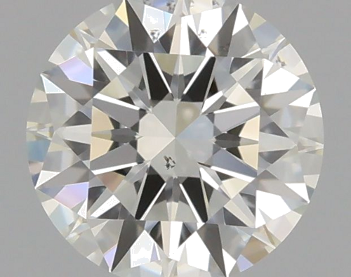 0.52 carat I-SI1 Excellent cut Natūralus Round Deimantas (1)