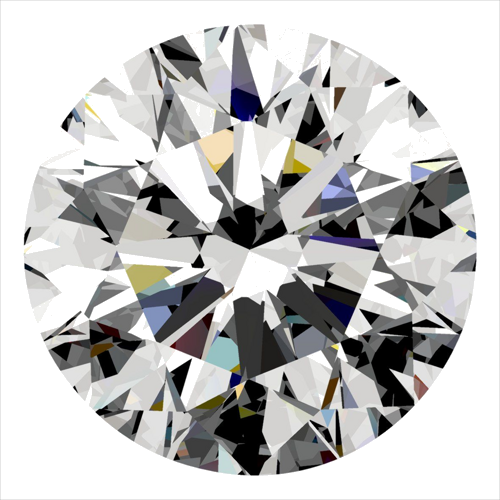 0.4 carat F-VS1 Very Good cut Natūralus Round Deimantas (1)